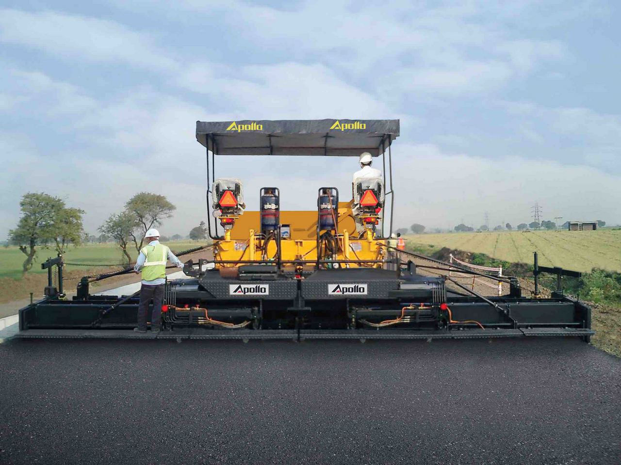 Asphalt laying